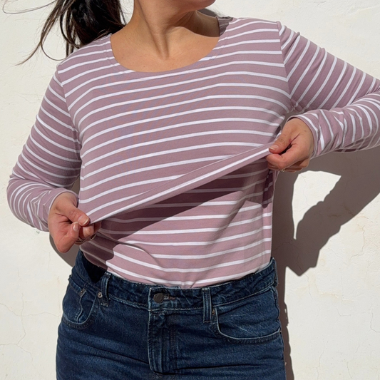 Long sleeve nursing t-shirt - Amelia Rosa 