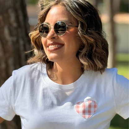 Camiseta lactancia materna Emma - Blanca